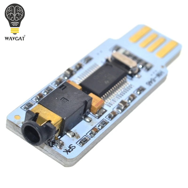 Мини PCM2704 USB Аудио Звуковая карта DAC декодер плата свободный привод для ПК