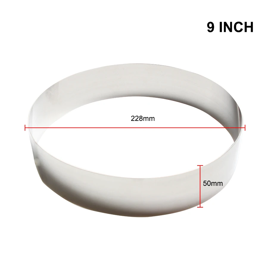 7 14 дюймов Круглая круглая форма Свадебная для помадки мусса торта кольцо выпечки
