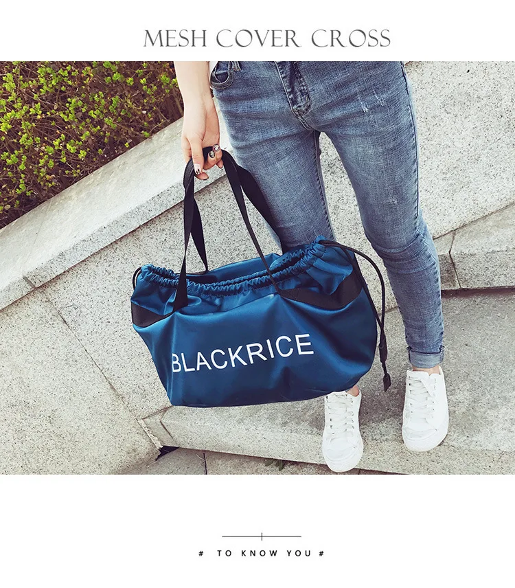 Письмо модный бренд Оксфорд Gym Bag для фитнес для женщин спортивная сумка чехол для мусора путешествия вещевой мешок женский