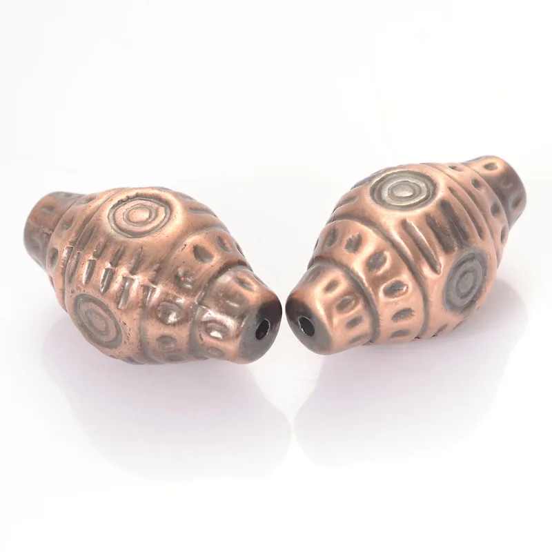 5 шт. 19x33 мм кисть античное покрытие акриловая полоса большой овальный античный дизайн очаровательные бусины для Diy ювелирных изделий Аксессуары