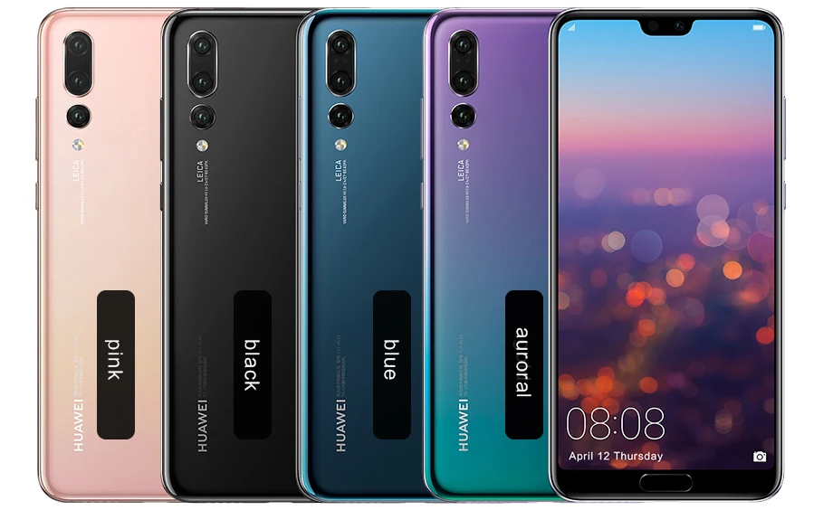 Мобильный телефон Huawei P20 Pro с 4G LTE Kirin 970 Android 8.1 6 1-полноэкранный дисплей 2440x1080 ГБ ОЗУ
