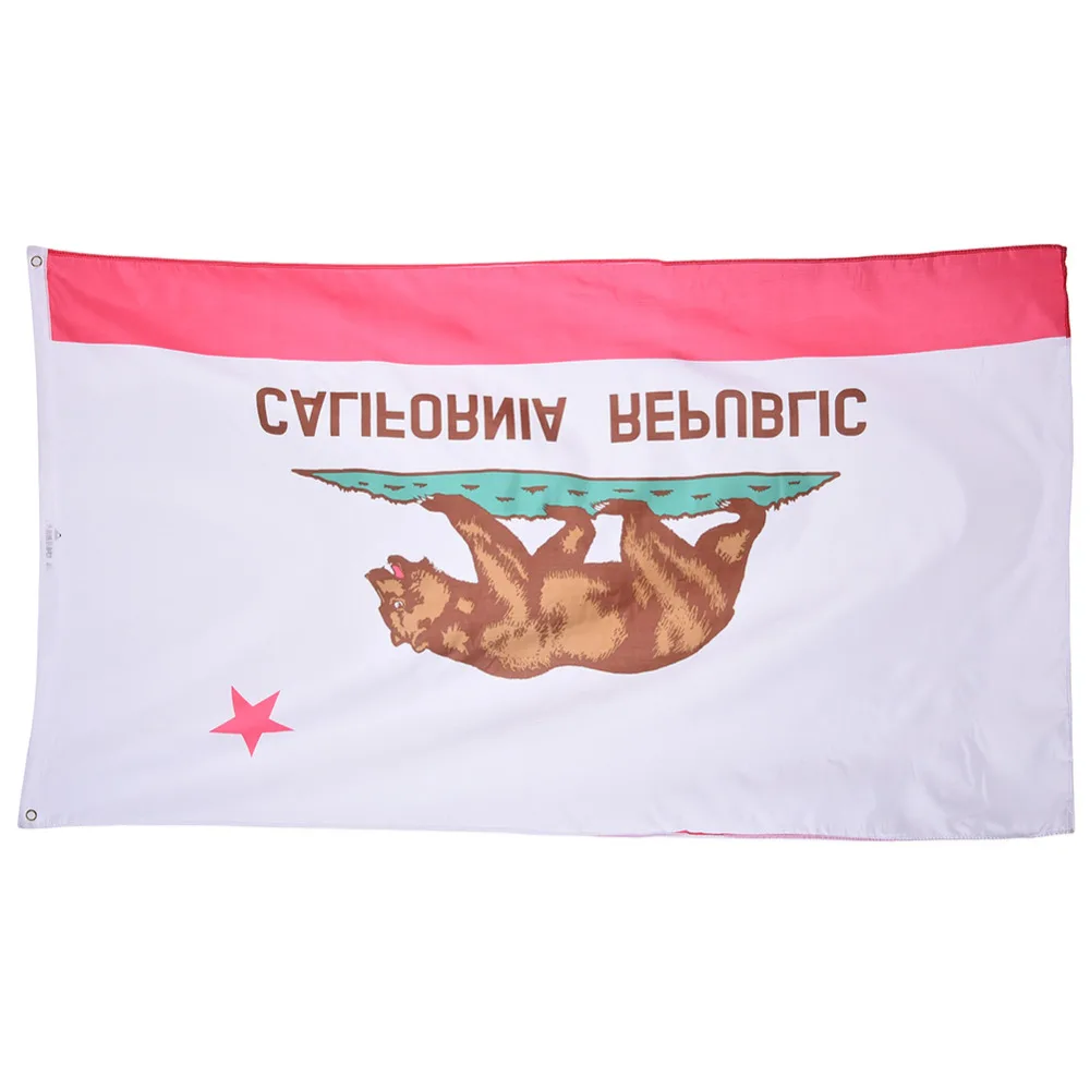 90x150 см Калифорния флаг флaг сшa yзкиe полиэстер для наружного и внутреннего