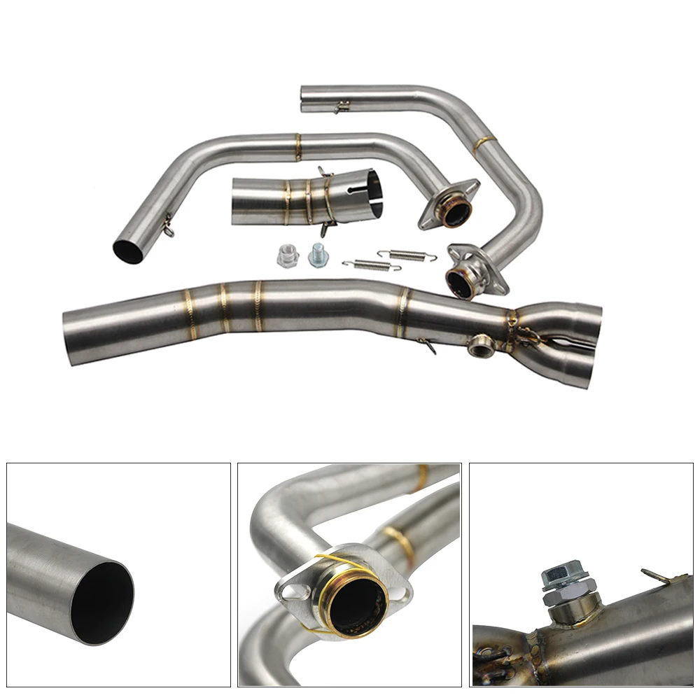 

ZSDTRP For Kawasaki Ninja 400 EX400 ABS Z400 2018 51mm Motorcycle Muffler Exhaust Full System Header Pipe NINJA400