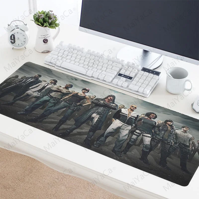 Lock Edge 30x60cm MaiYaCa Playerunknown's Battlegrounds скоростной большой игровой коврик для мыши Pubg, резиновый коврик для мыши, игровой коврик для настольного компьютера - Цвет: Lock Edge 30x60cm