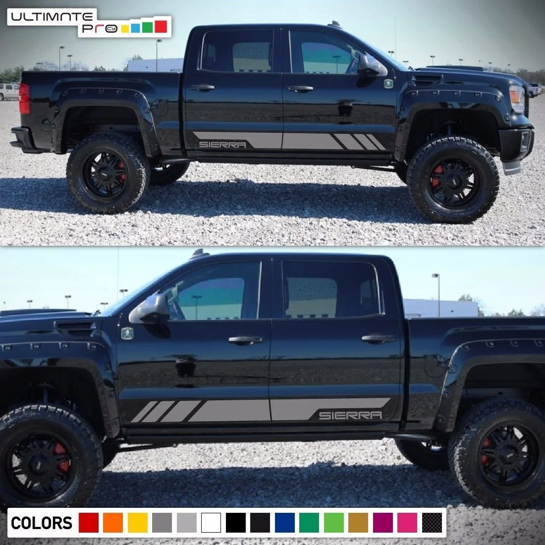 Для 1 комплекта/2 шт. наклейка с рисунком набор в полоску для GMC Sierra 1500 светильник