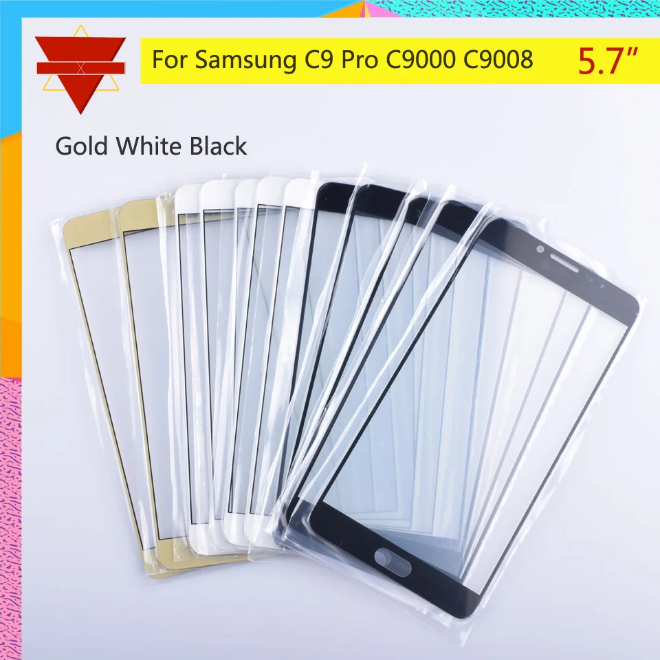 Для samsung Galaxy C9 Pro C9000 SM-C9000 SM-C9008 сенсорный экран передняя стеклянная панель внешний