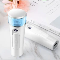 2 in 1 handheld mist sprayer portable facial steamer sprayer usb rechargeable power bank sprayer beauty instrument