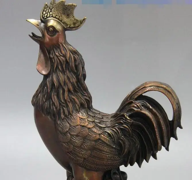 12 &quotКитай Бронзовая скульптура Резные Сейшельская юаней Bao цветок Feng Shui