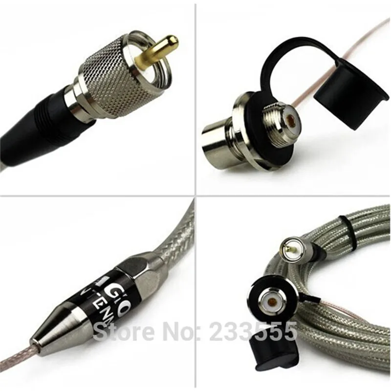 

NEW NAGOYA RC-5MS PL-259 SO-239 Antenna Extension Cable for Car Radio M O T O R O L A / YAESU / I C O M / K E N W O O D