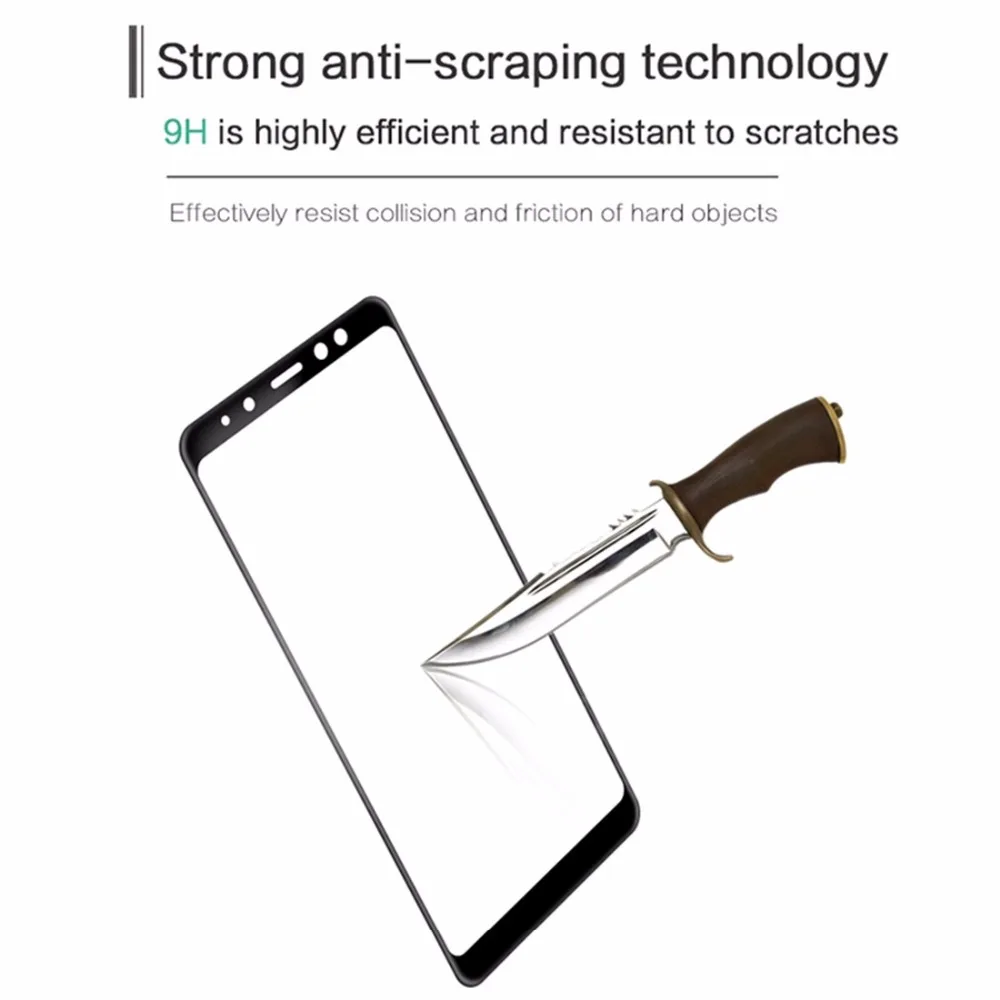 MOFI для samsung Galaxy A8()/A530 Стекло 0,3 мм 9 H твердость поверхности 3D изогнутый край закаленное Стекло Экран протектор