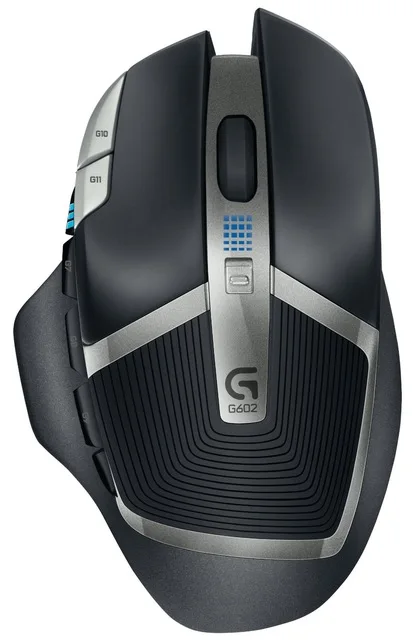 Оригинальная игровая мышь logitech G602, 2,4g, беспроводная мышь Mause Raton, ноутбук, ПК, Souris, геймерские мыши, лазерная, 2500 точек/дюйм, эргономичная компьютерная мышь