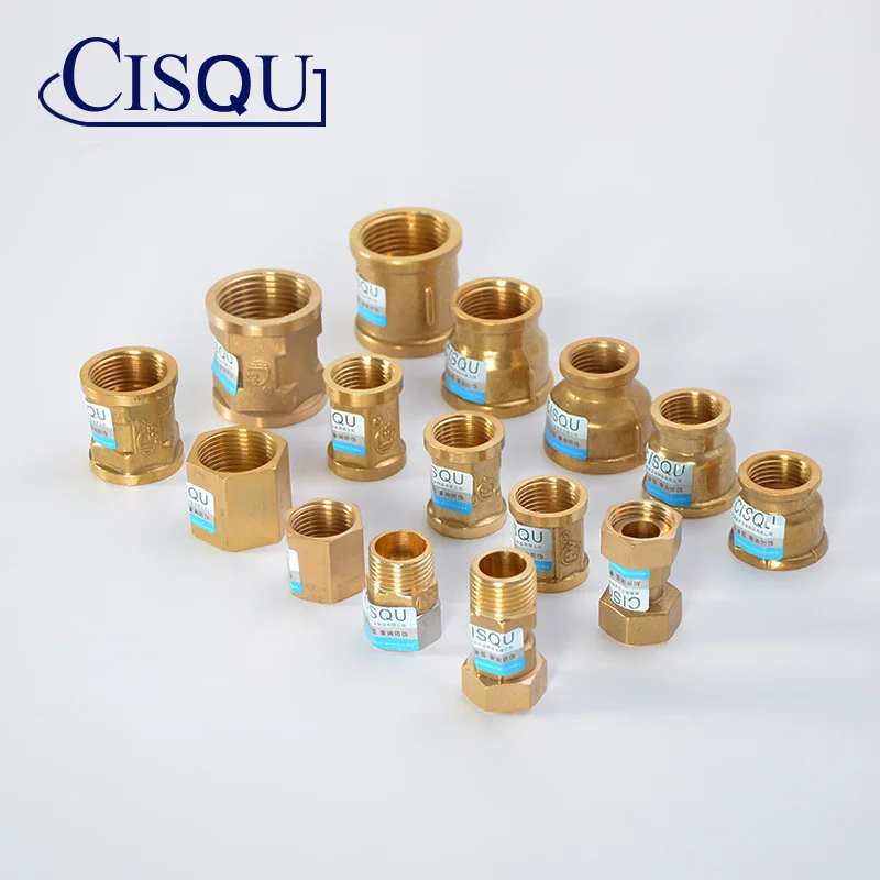 DN25 1 Inch Copper Brass Pipe Fitting Accossries Elbow Tees Socket Reducing Crosses Square Plug Round Caps Hose Nipples | Обустройство