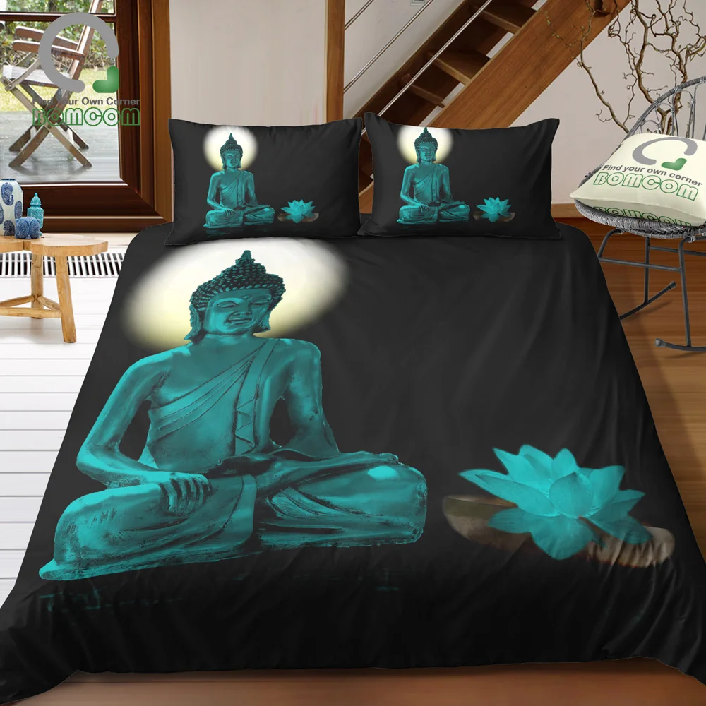 BOMCOM 3D цифровая печать Будда скульптура вода Лотос буддизм духовные мотивы Йога