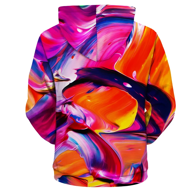 

Cloudstyle Painting Hoodies Zip Up Mens Colorful Dye Sweatshirts New Fashion Tracksuits With Cap Hip Hop Hoody Rosy Hooded 5XL