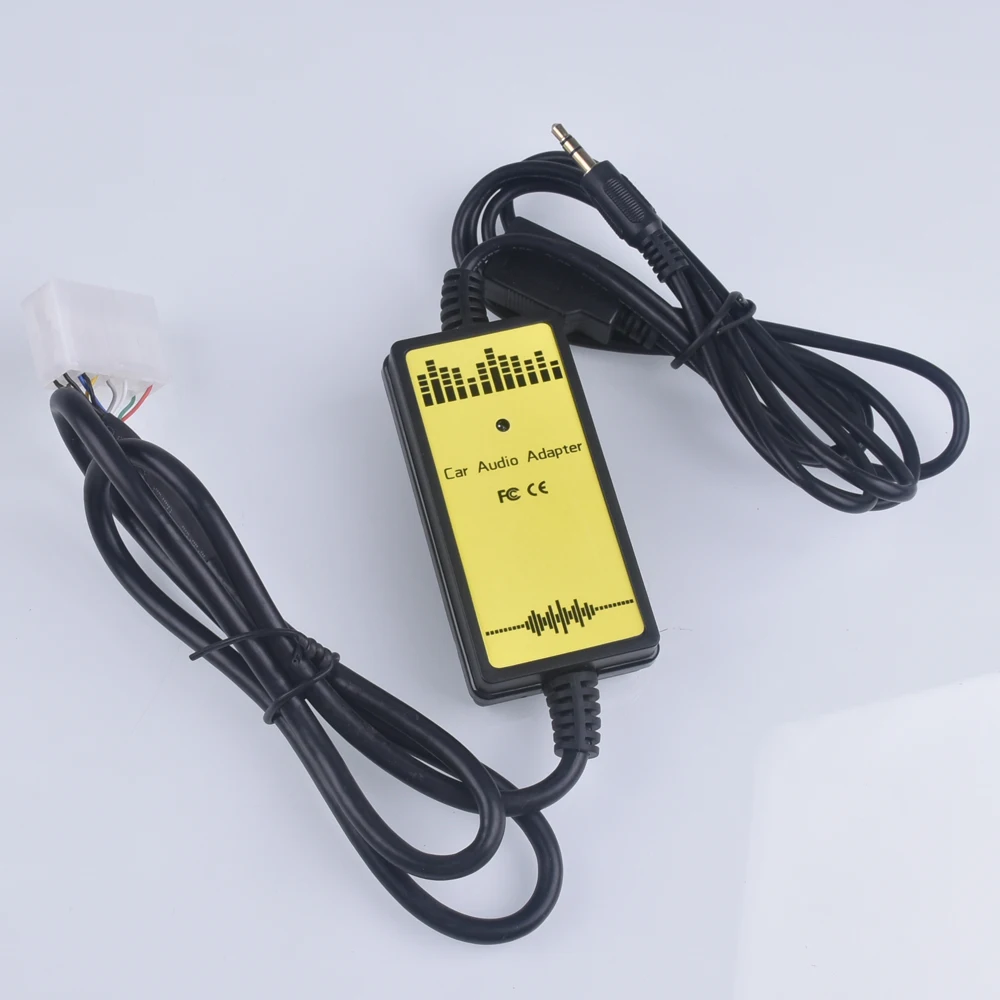 Фото Автомобильный адаптер CD MP3 аудио интерфейс AUX USB CD-адаптер (5 + 7)PiN для Toyota Camry Corolla RAV4 Yaris для Lexus IS 200 GS №3