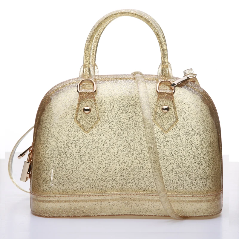 26 см Для женщин ПВХ конфеты Цвета желе сумки из натуральной кожи Женская сумочка