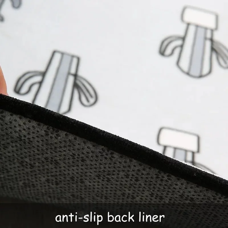 저렴한 간단한 스타일 귀여운 작은 식물 카펫, 큰 크기 거실 커피 테이블 카펫, 목가적 인 가정 장식 지상 매트