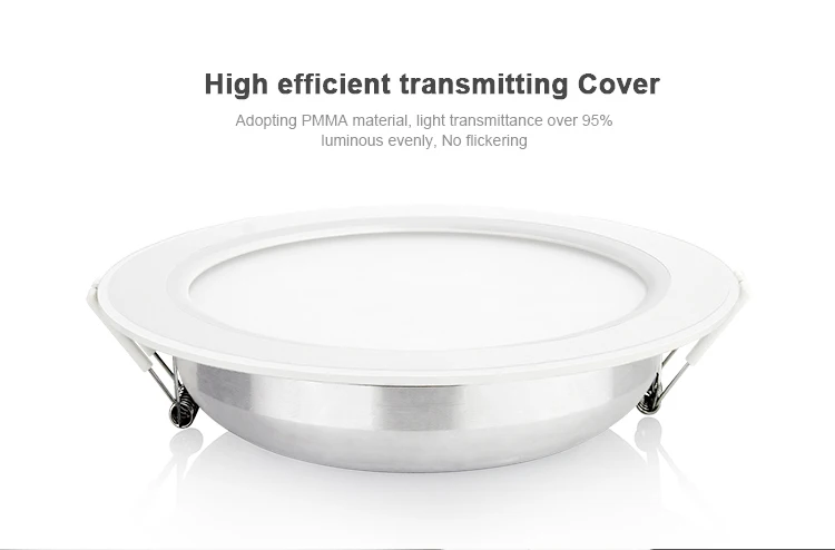 FUT066 12W Milight RGB+CCT LED Downlight AC86-265V Led panel light Round dimmable&ampFUT092 2.4GHz 4 Zone Remote Controller | Лампы и