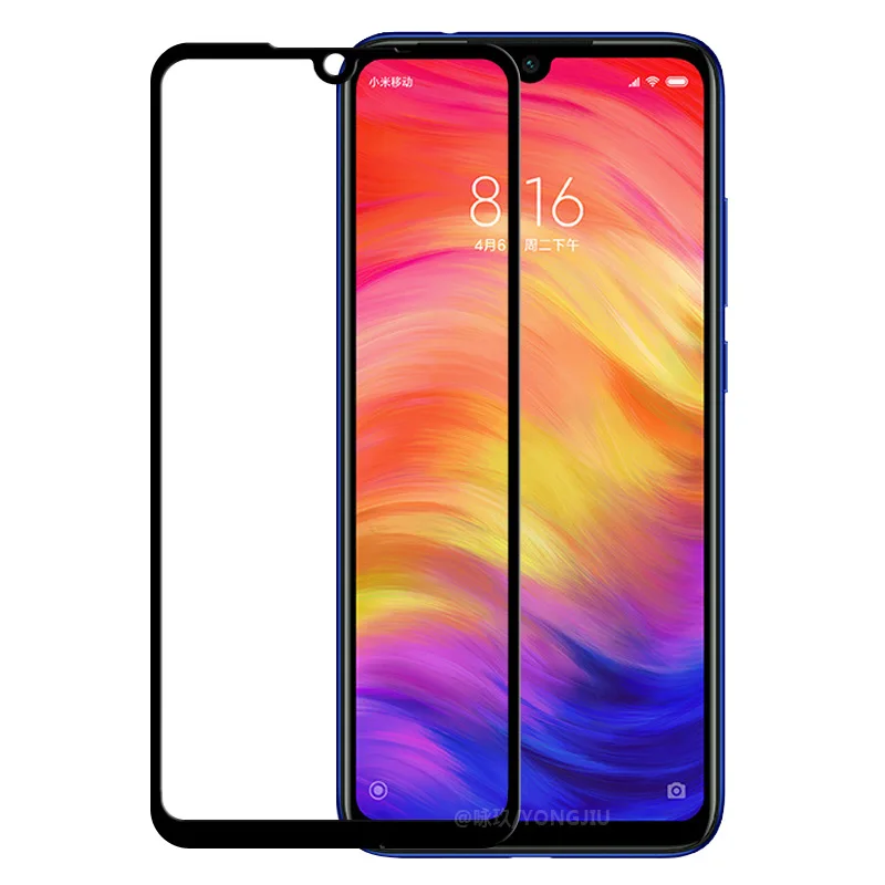 Стекло на клеевой основе для Xiaomi Redmi 7 Защита экрана пленка из закаленного стекла