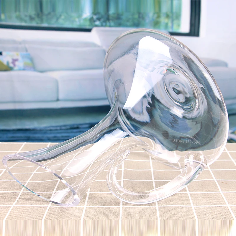 Превосходная плоская основа 1900 мл Декантер для красного вина ручная работа