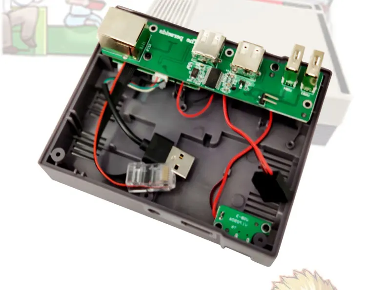 Raspberrry Pi игровая коробка NES чехол NESPI Plus безопасное выключение функциональная кнопка питания комплект для Raspberry Pi 3B+/3B