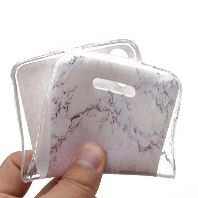 DULCII for Wiko Lenny 4 Smartphone Case Cover Pattern Printing TPU Soft Back Coque Capa Funda- Pink Marble |