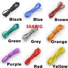 5 млот 16,4 фута 30 AWG гибкий силиконовый провод RC Cable110,08 TS внешний диаметр 0,8 мм электронный провод проводник сделай сам электрические провода