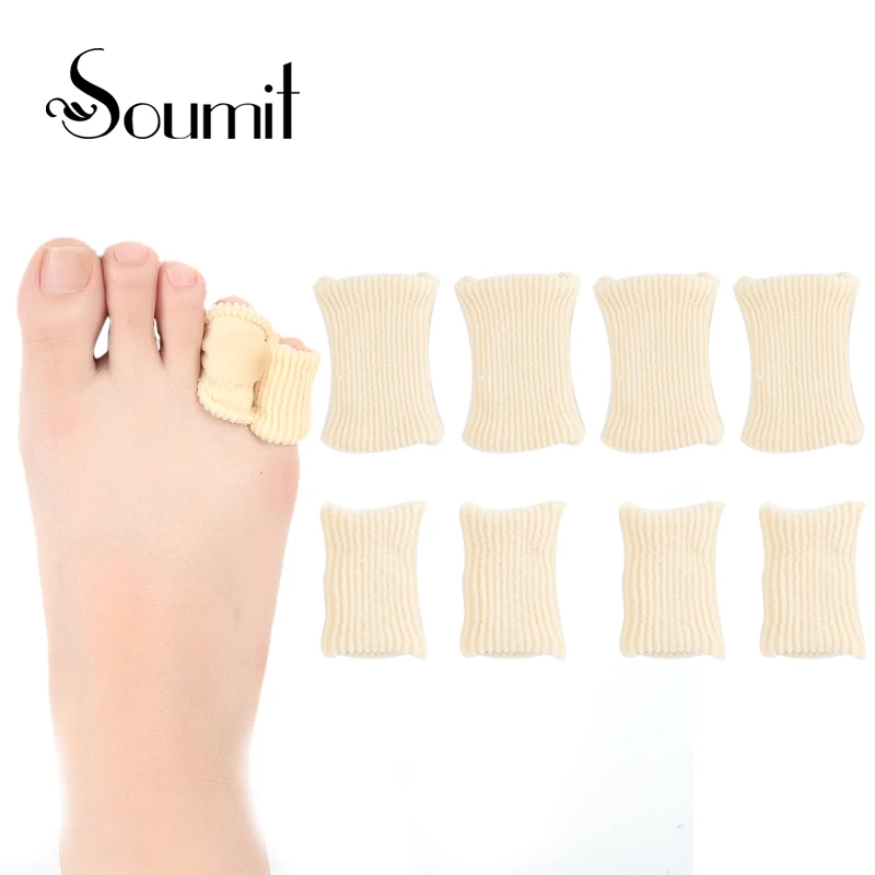 

Soumit, 4 пары, защитные накладки на пальцы, для подушек и мозолей