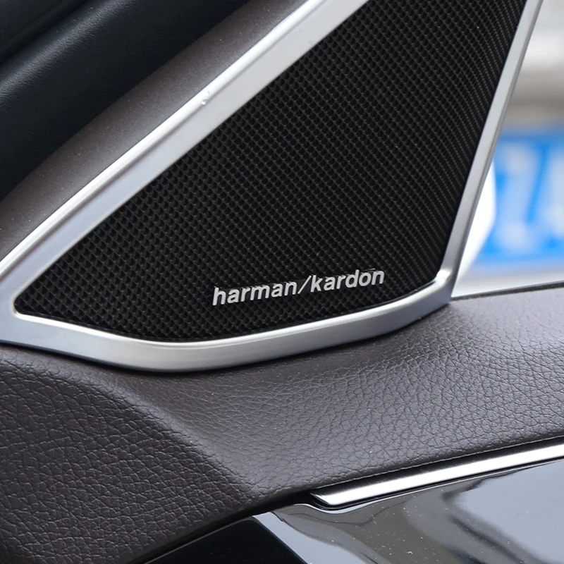 6 шт. 3D Алюминиевый логотип harman/kardon Hi Fi автомобильный динамик аудио значок эмблема