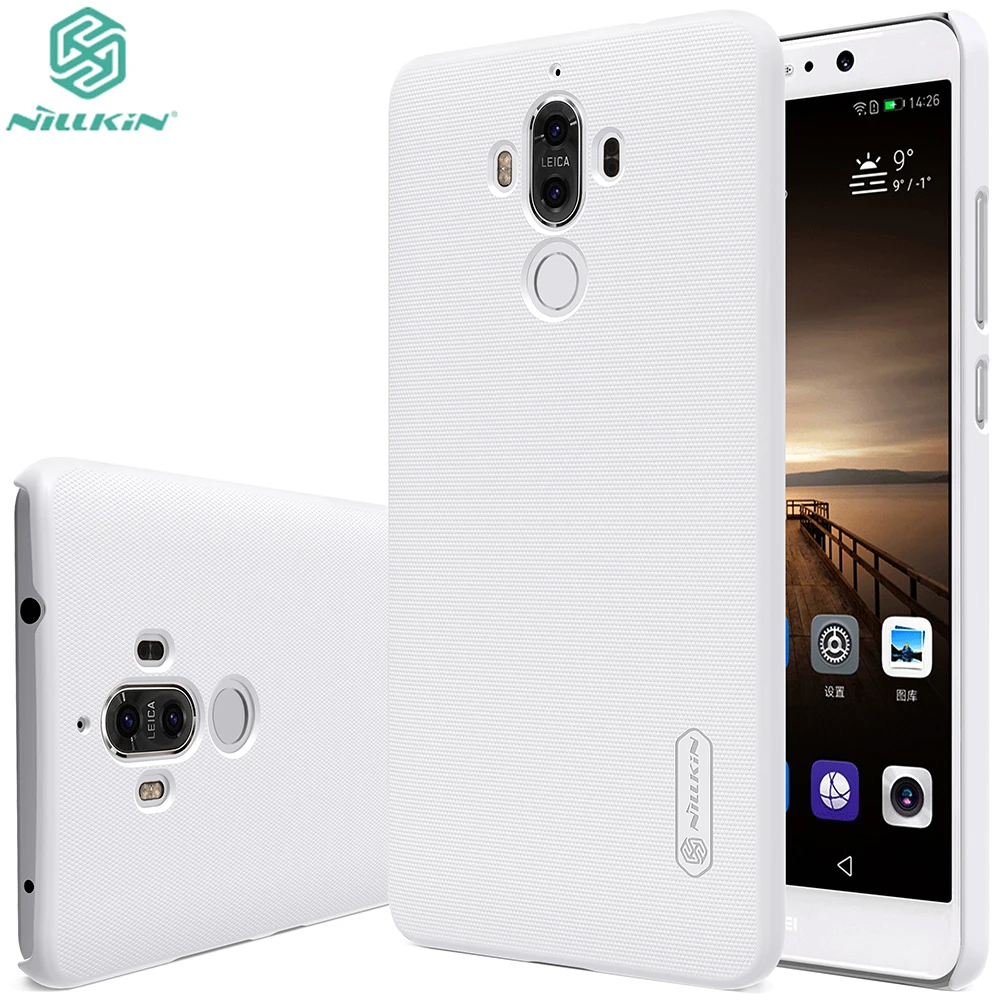 Белый Цвет Huawei Mate 9 Case Nillkin Супер Матовый Щит Случае для 5.9 ДЮЙМОВ Случаях Телефон