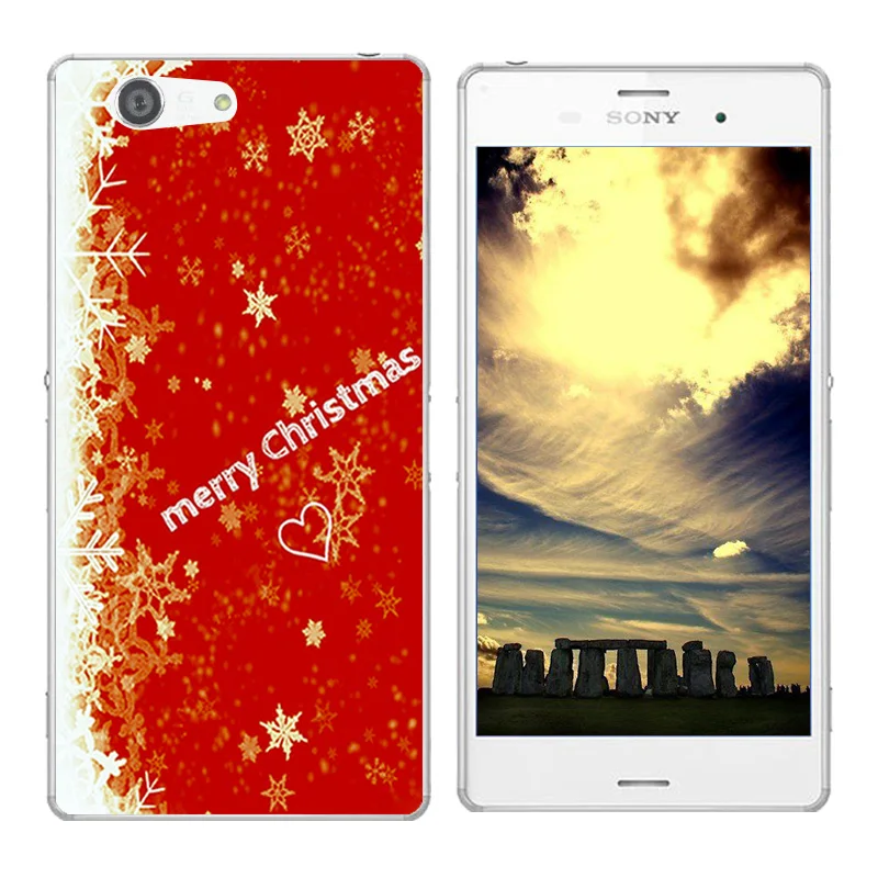 for Sony Xperia Z3 Compact Mini M55W D5803 D5833 Cover Silicone Merry Day Printing Z3Compact/Z3Mini Phone Cases |