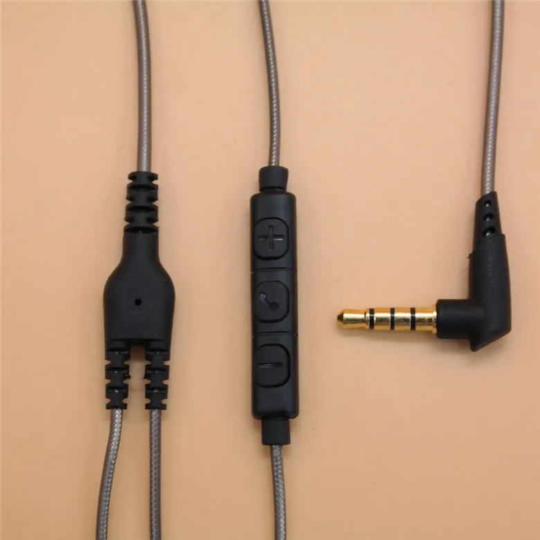 10 шт. Высокое качество 3 5 мм кабель наушников Позолоченные с HD Mic для аудио DIY