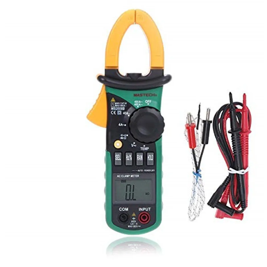 Оригинальный MASTECH MS2008B автоматический ручной диапазон цифровой зажим