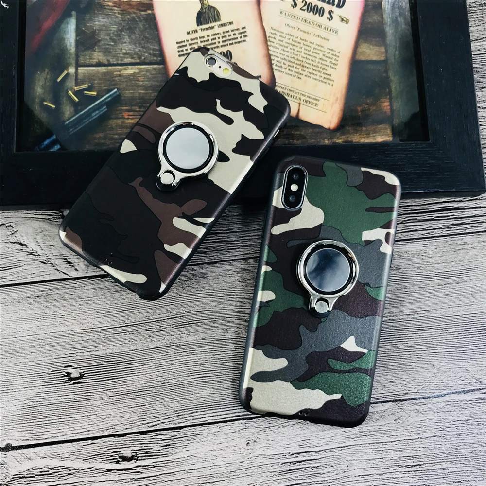 Cases For iphone 7 5S Army Camouflage Phone Case 6 6S SE Hot Matte Soft TPU Back Cover 8 Plus X Coque |