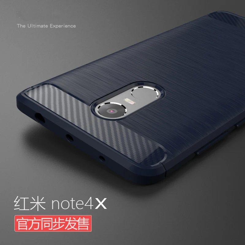 Роскошный чехол для xiaomi redmi note 4X мягкий защитный силиконовый из ТПУ задняя крышка