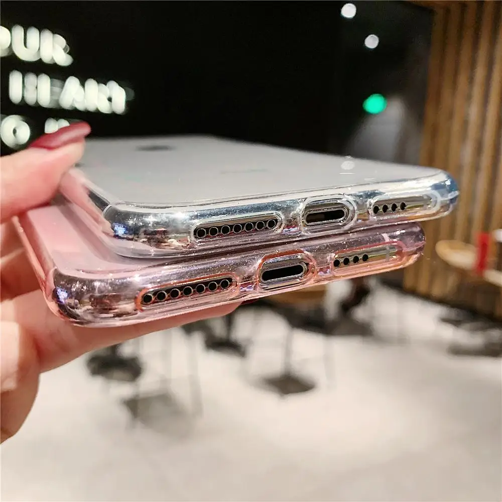 Stars Glitter Phone Case For iPhone 6 7 8 Plus X XR XS Max Clear Bling Cases 6S Soft Silicon Back Cover |