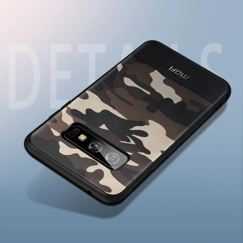 Camouflage brown S10+ чехол для samsung s10 чехол Защитный Камуфляжный узор для samsung galaxy s10e чехол coque galaxy s10 plus чехол s - Цвет: Camouflage brown