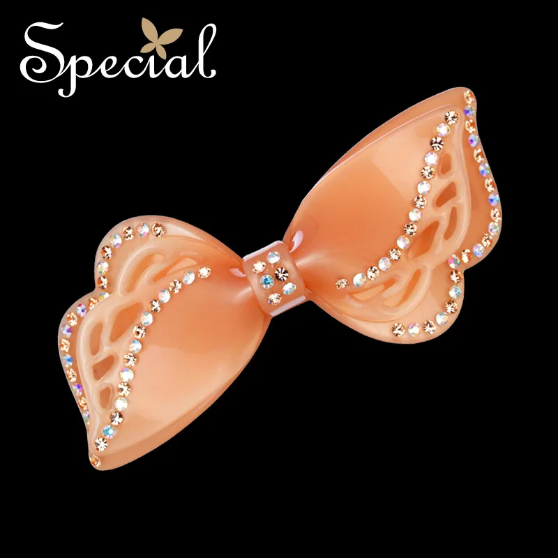Special Brand Fashion Acetate Fiber Hair Pins &amp Clips Bowknot Accessories Barrettes New Jewelry Gifts for Women S1639H | Украшения и