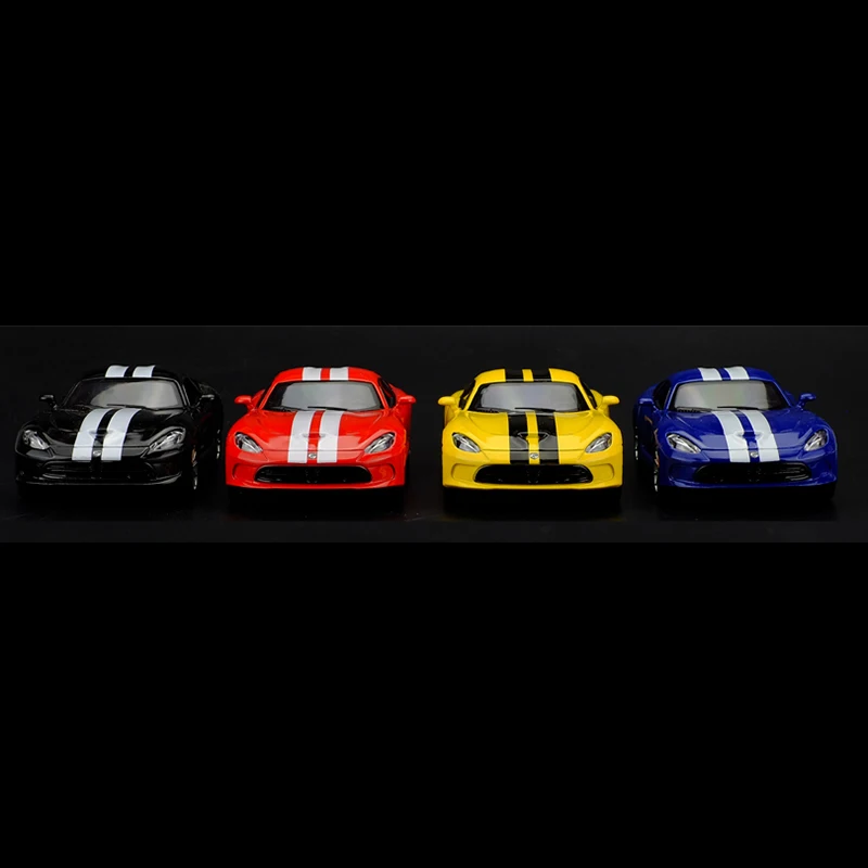 Модель спортивного автомобиля Kinsmart 1: 9 2013 SRT Viper GTS литая модель из сплава игрушка с