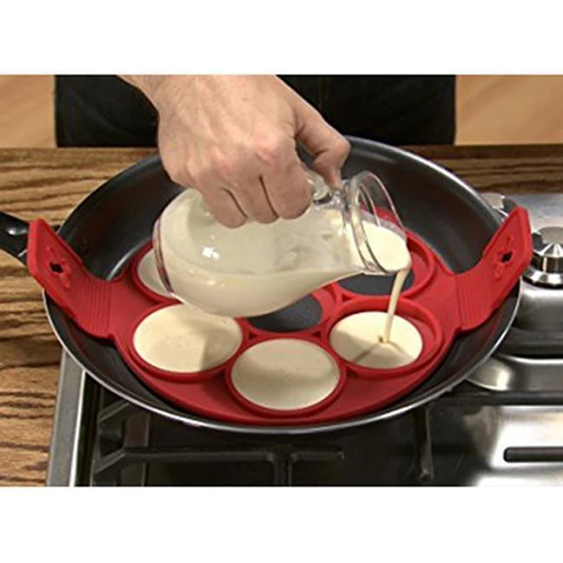 Антипригарное кольцо WALFOS из пищевого силикона для яиц печенья мяса пирога