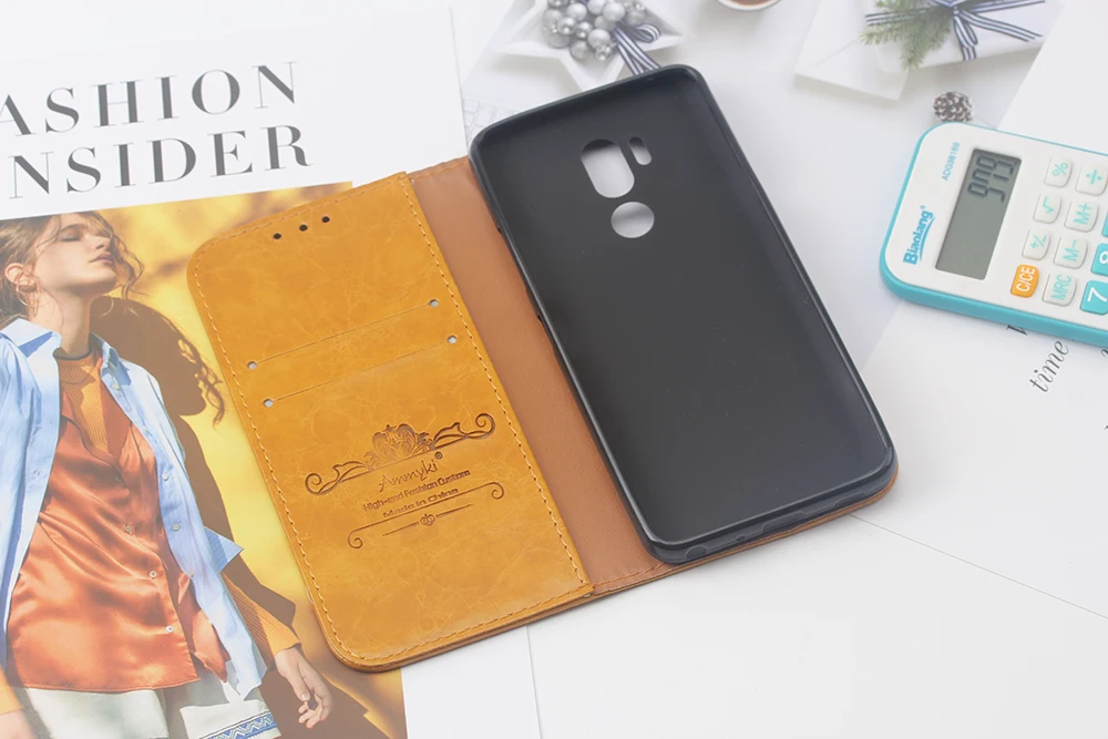 AMMYKI 6,1 'для LG G7 чехол thinq цветочный логотип телефон задняя крышка флип кожаный 6,1' для LG G7 чехол