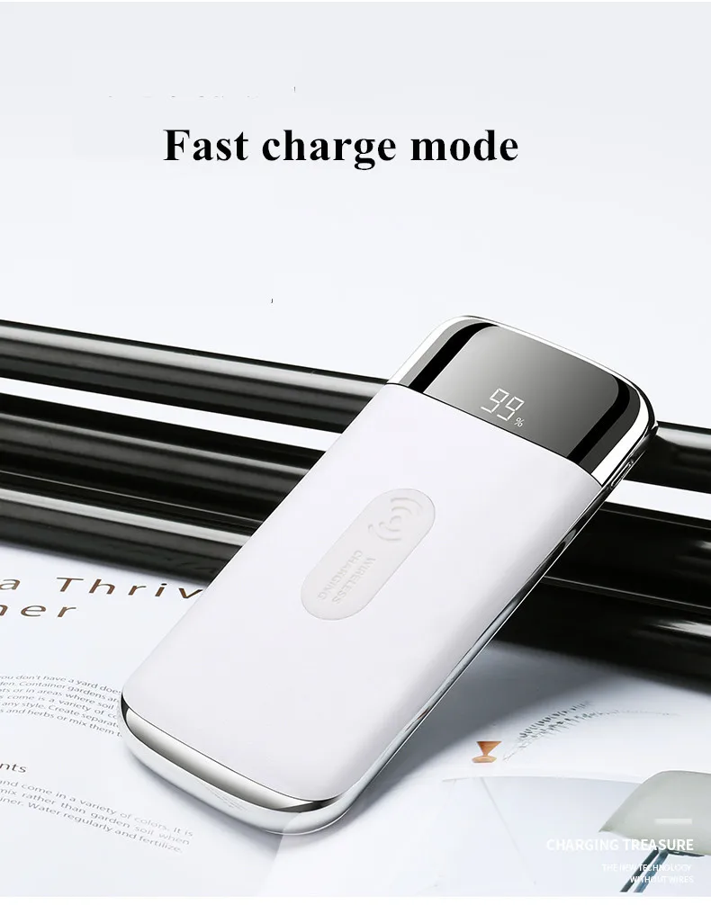 Высокая емкость Pover Bank 15000mah Led портативное зарядное устройство с дисплеем Внешняя батарея повербанк быстрая зарядка банк питания для Xiaomi Mi Iphone