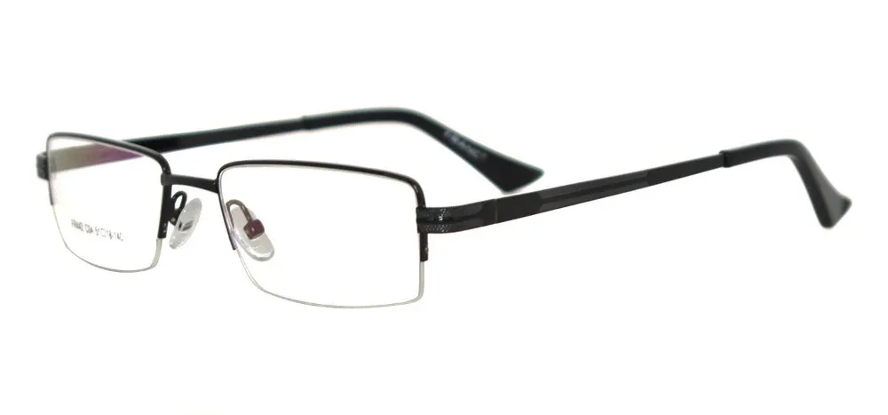 

Male Semi-rimless Glasses Frame Metal Alloy Optical Myopia Eye Glasses DD0569