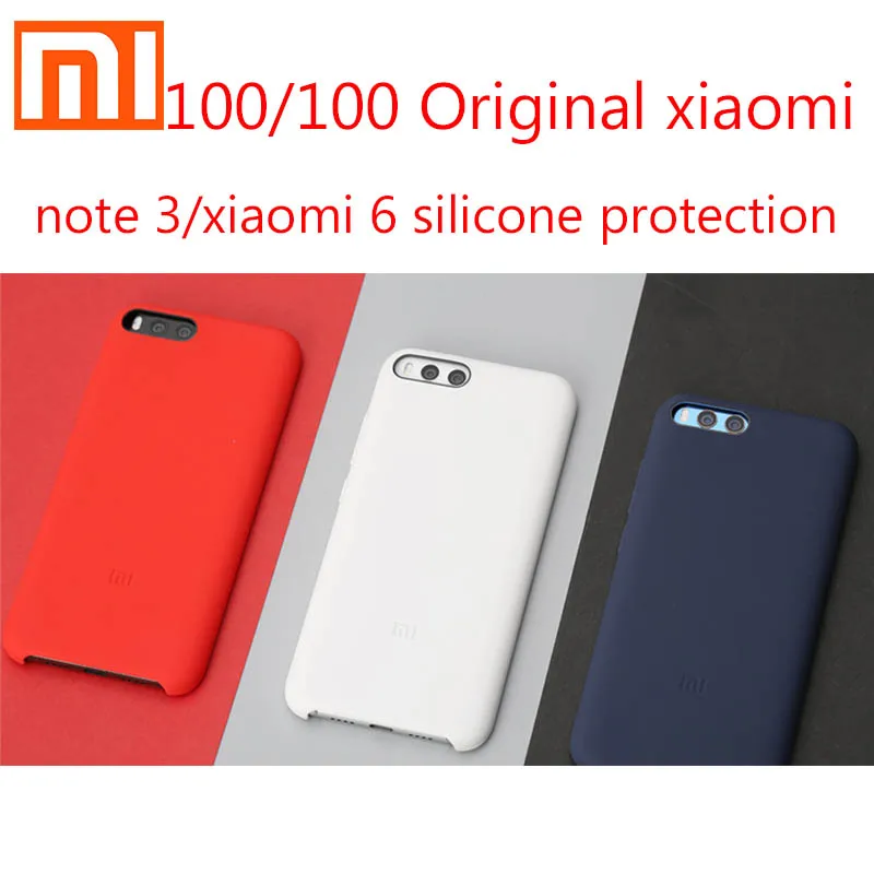 100/100 оригинальный силиконовый чехол для xiaomi Mi Note 3 xiao note3 из микрофибры Note3 черный и
