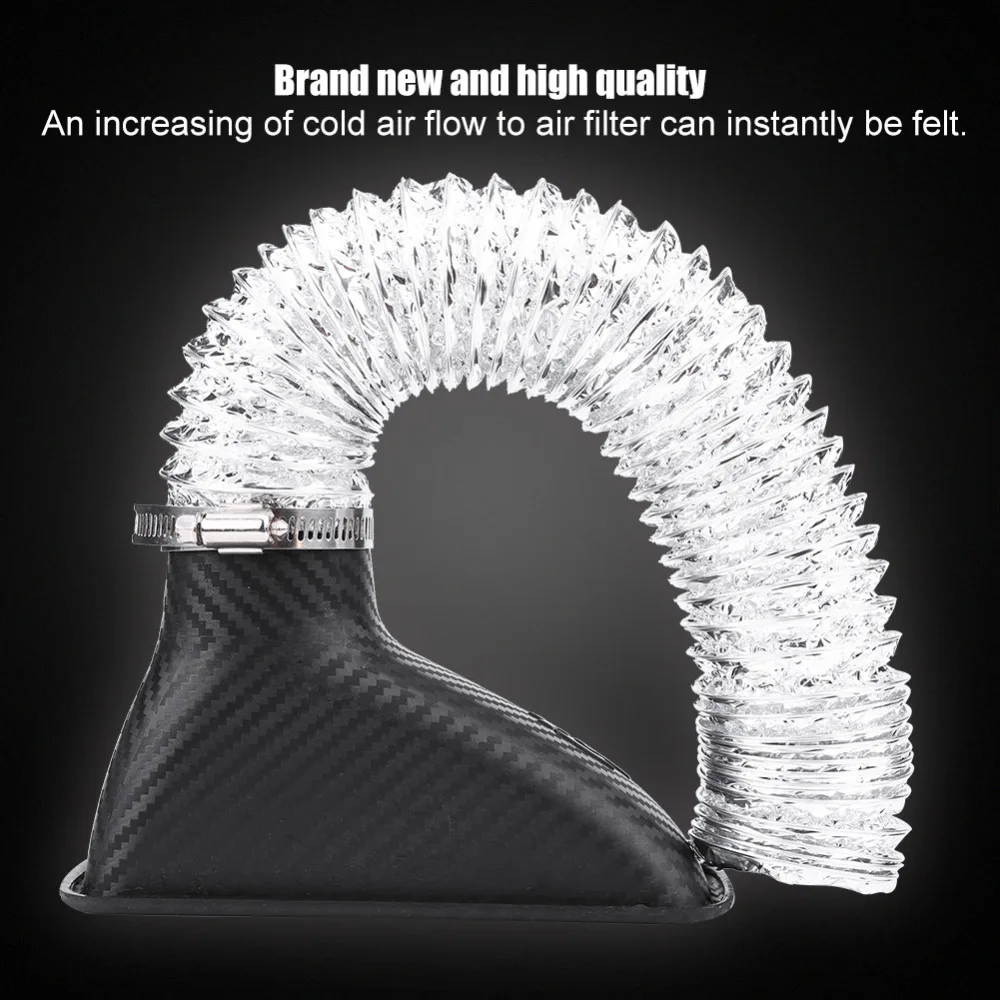 Air funnel Carbon Fiber Around 6 CM Dismeter Universal Car Turbo Intake Pipe Turbine Inlet | Автомобили и мотоциклы