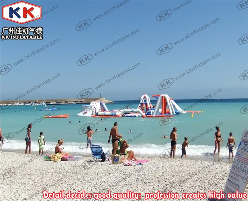 Огромное Надувное озеро река сидение плавающий аквапарк альпинизм|water park|floating water