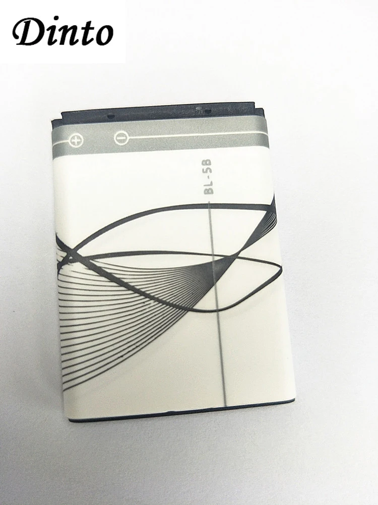 Сменный аккумулятор Dinto 1 шт. Мобильный телефон батареи BL-5B BL5B BL 5B для Nokia 5300 5320 N80 N83