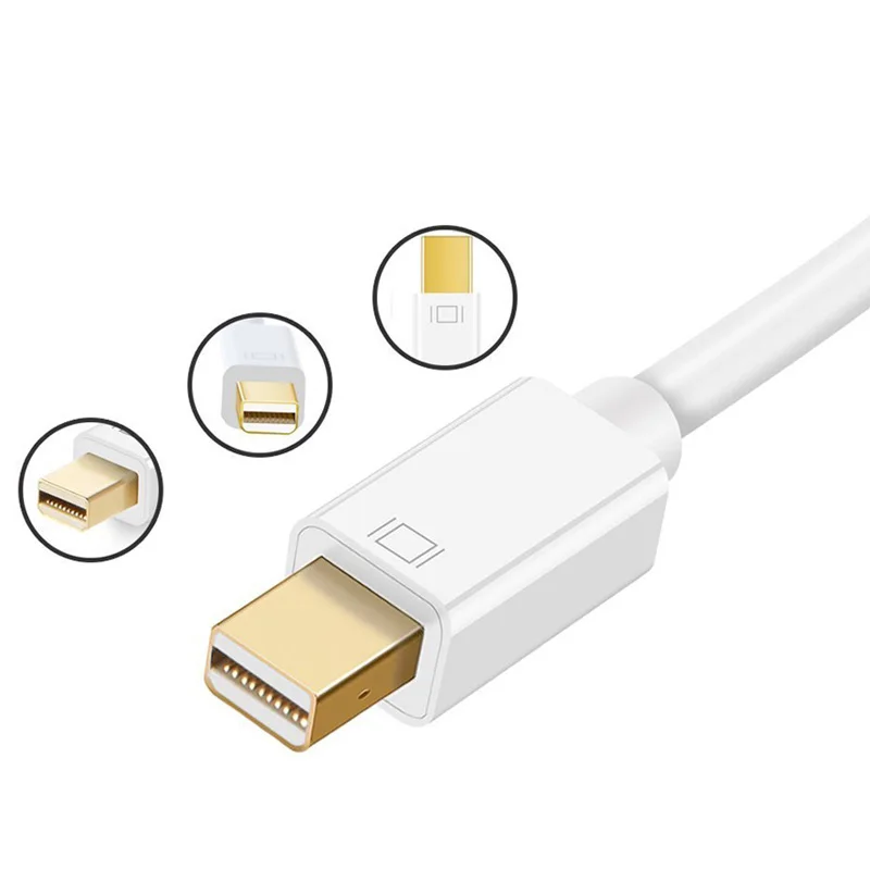 JKING Mini DP к HDMI кабель DisplayPort-HDMI мужчин и женщин адаптер конвертер для ПК Macbook 1080 P HDTV