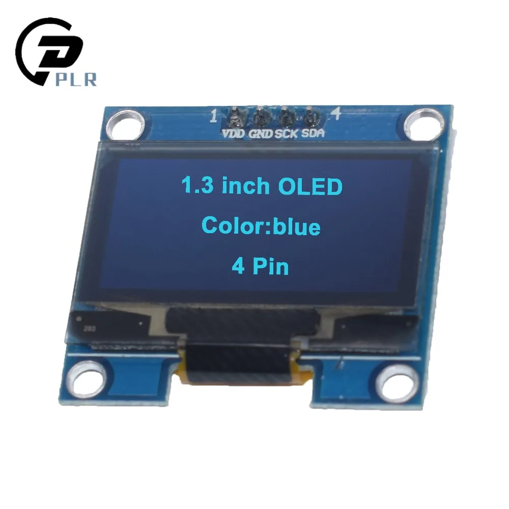 10 шт. 4PIN 1 3 &quotO светодиодный модуль белый/синий цвет 128X64 дюймов O ЖК-дисплей 3&quot IIC