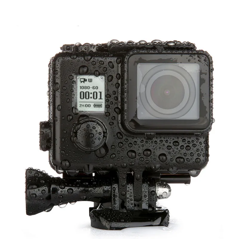 Черный водонепроницаемый чехол для Gopro Hero 4 3 + 35 м корпус подводной съемки футляр Go